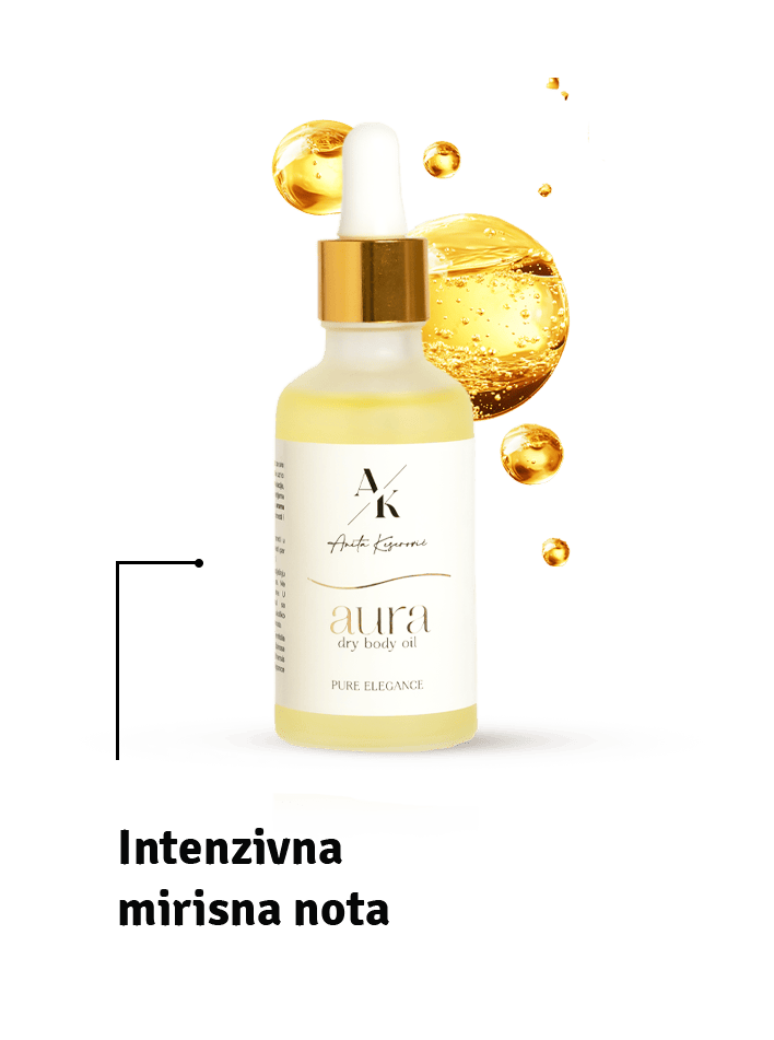 ak beauty aura suvo ulje za telo - sastav