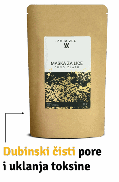 Maska sastav ► Herbalia maska crno zlato sastav