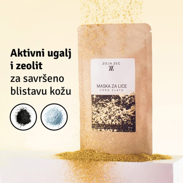 maska crno zlato