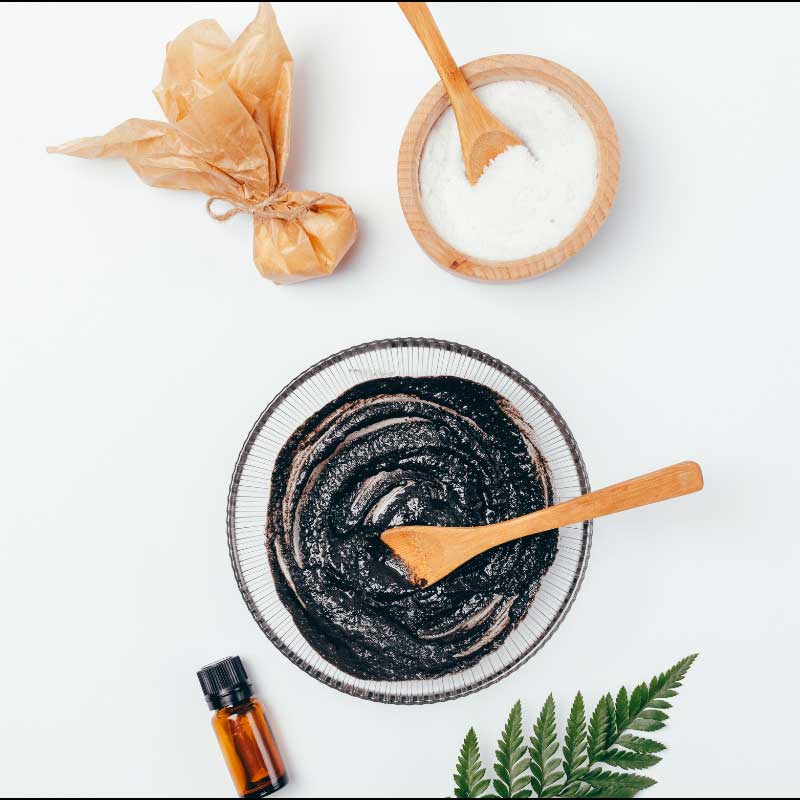 diy crna maska za lice