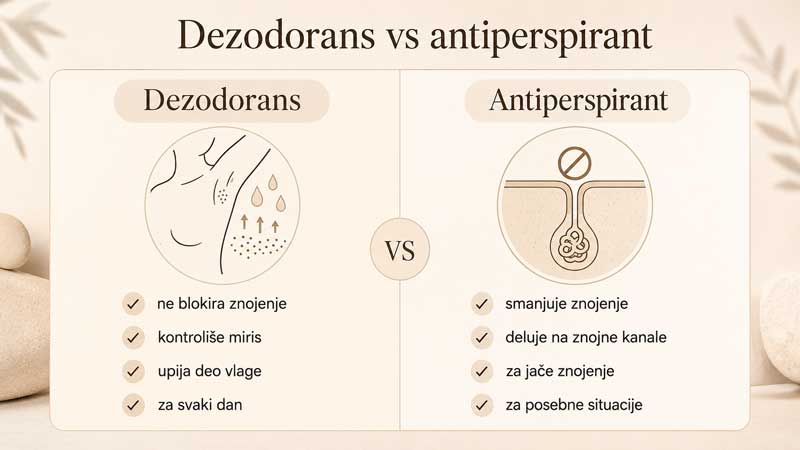 razlika između dezodoransa i antiperspiranta ► Herbalia razlika između dezodoransa i antiperspiranta