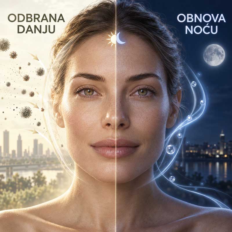 dnevna vs noćna nega lica