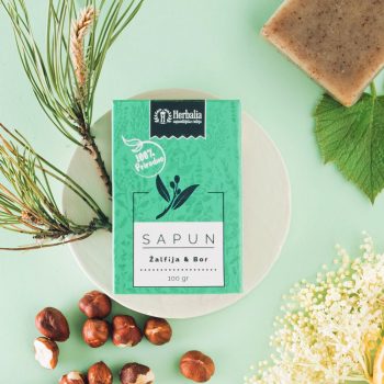 HERBALIA prirodni sapun ŽALFIJA I BOR 100 gr